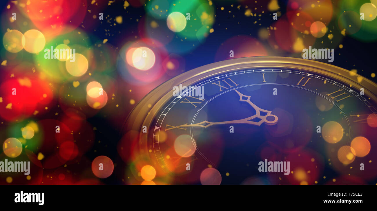 Zusammengesetztes Bild der großen Uhr Stockfoto