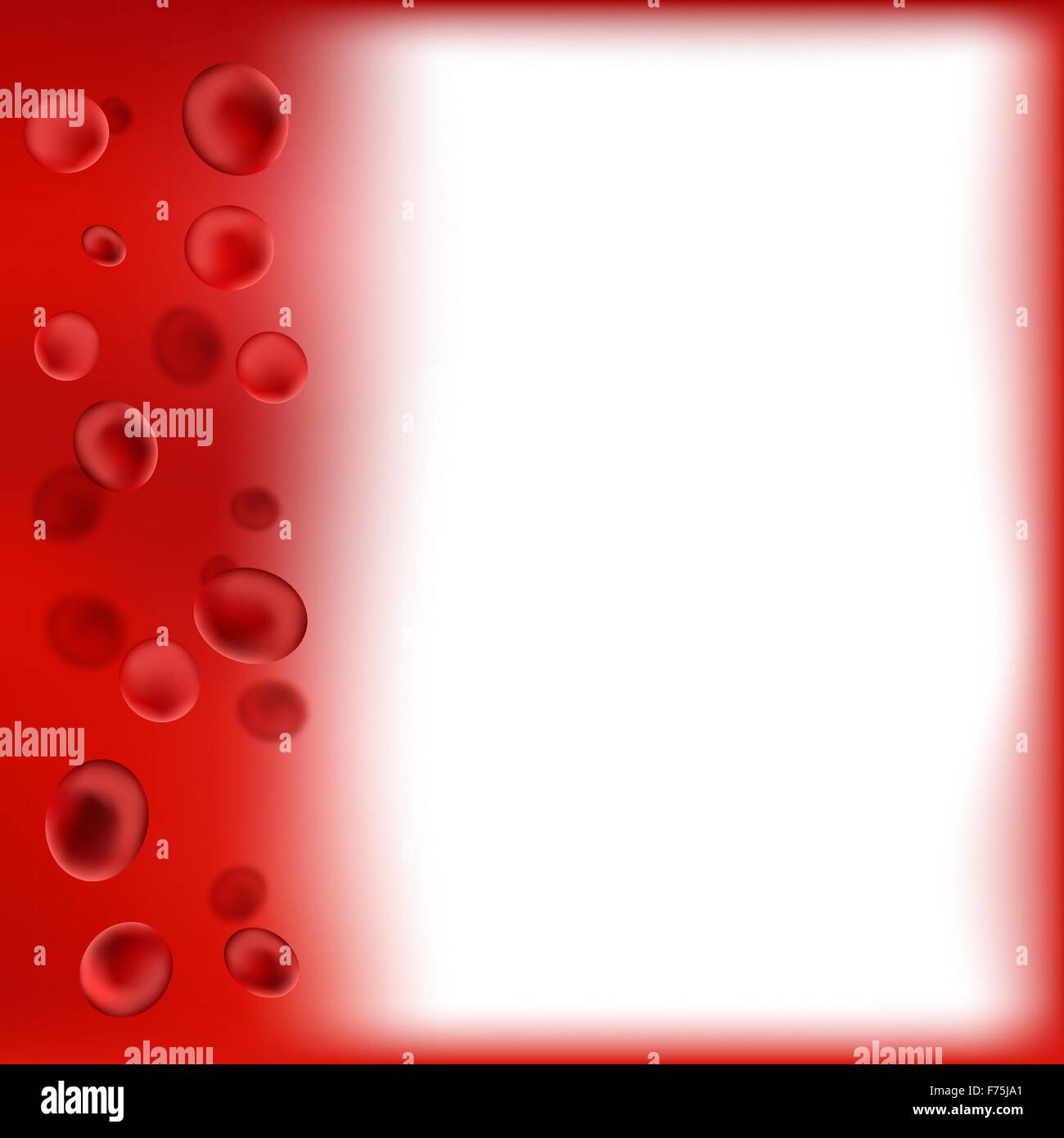 Rote Blutkörperchen Hintergrund Stock Vektor