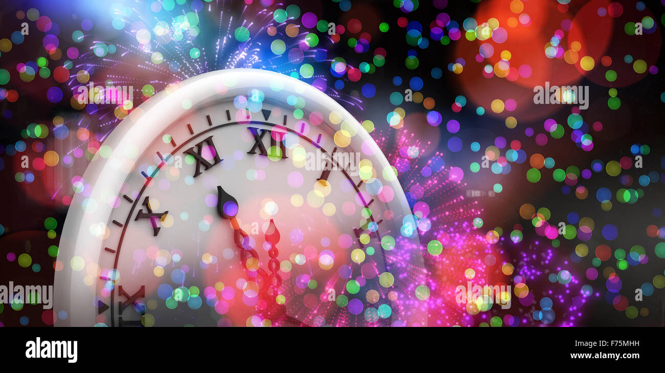 Zusammengesetztes Bild der Uhr Stockfoto