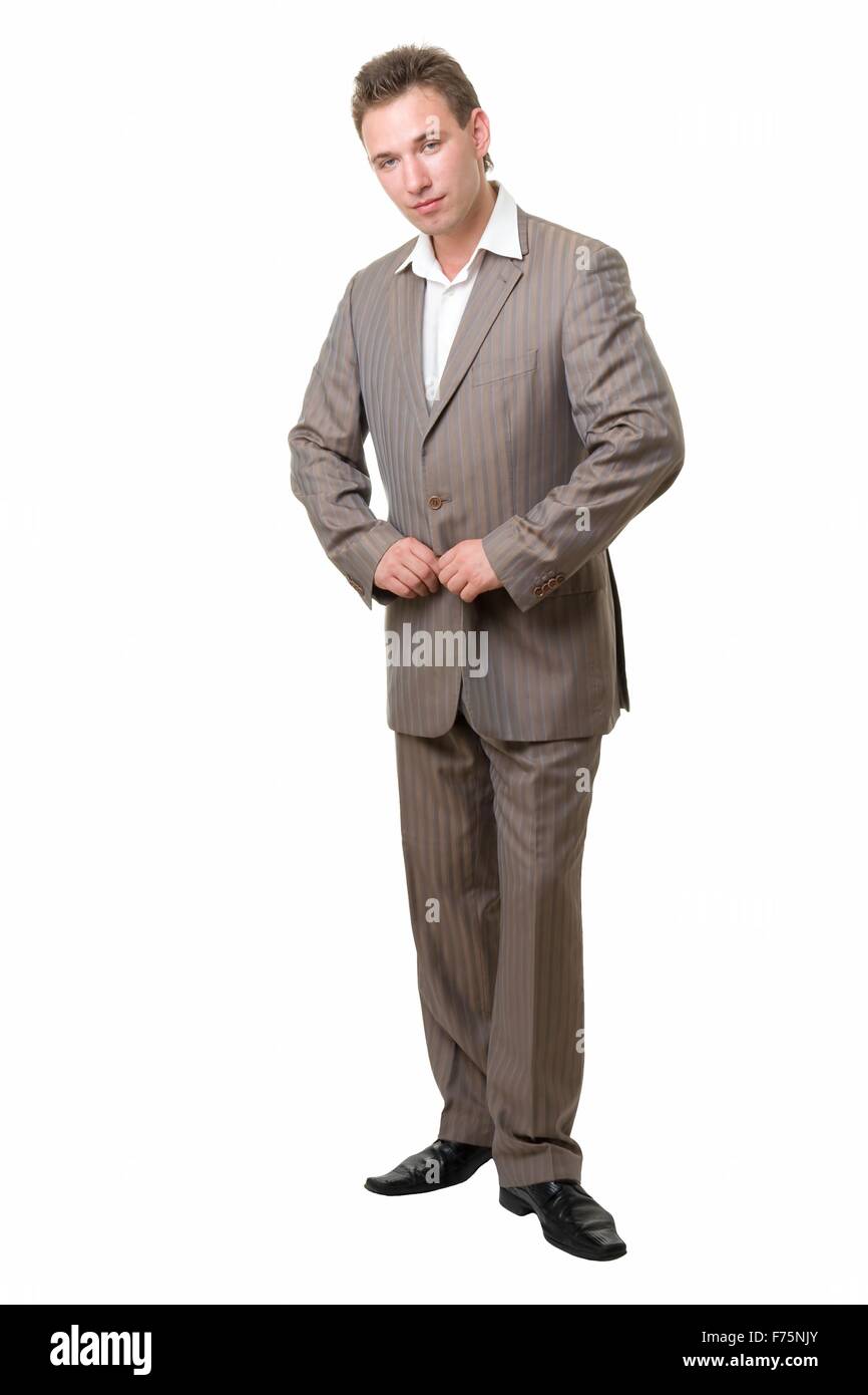 Schaltfläche "Klammern" sich Menschen Stockfoto