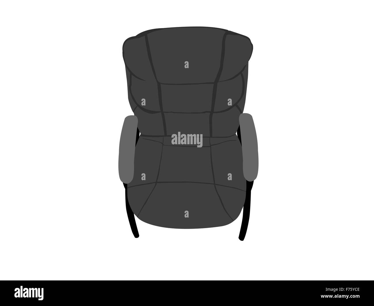 Ledersessel Stockfoto