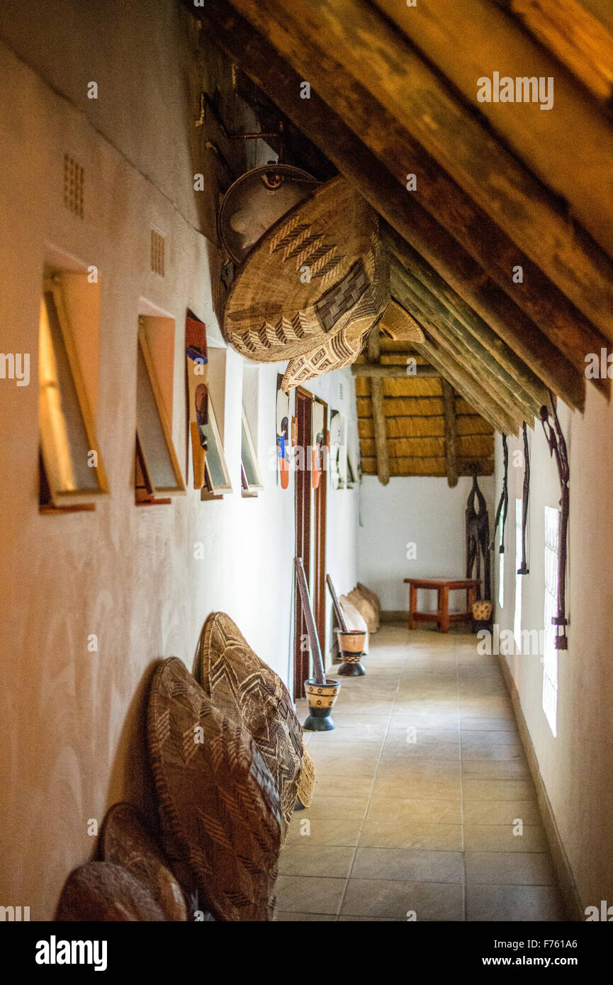 Kasane, Botsuana - afrikanischen Resort Lodge Chobe-Nationalpark Stockfoto