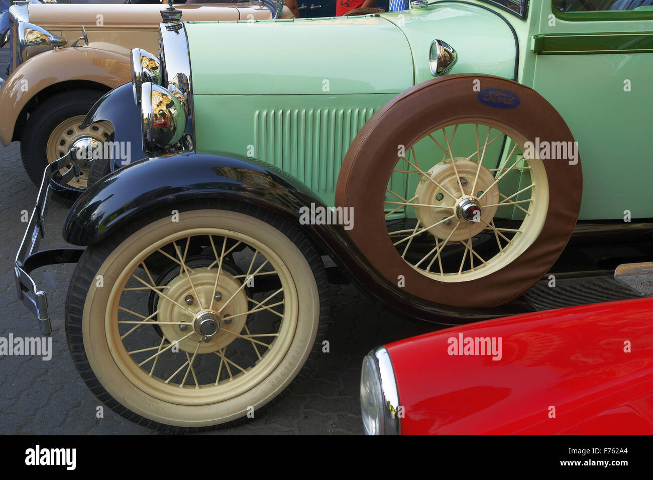 Ford Oldtimer, Ford Oldtimer, Ford Oldtimer, Ford Oldtimer Stockfoto