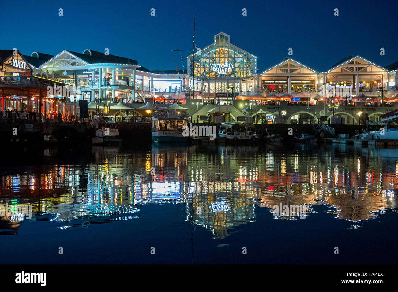 CAPE TOWN, Südafrika - V und A Waterfront, Innenstadt von Kapstadt Stockfoto