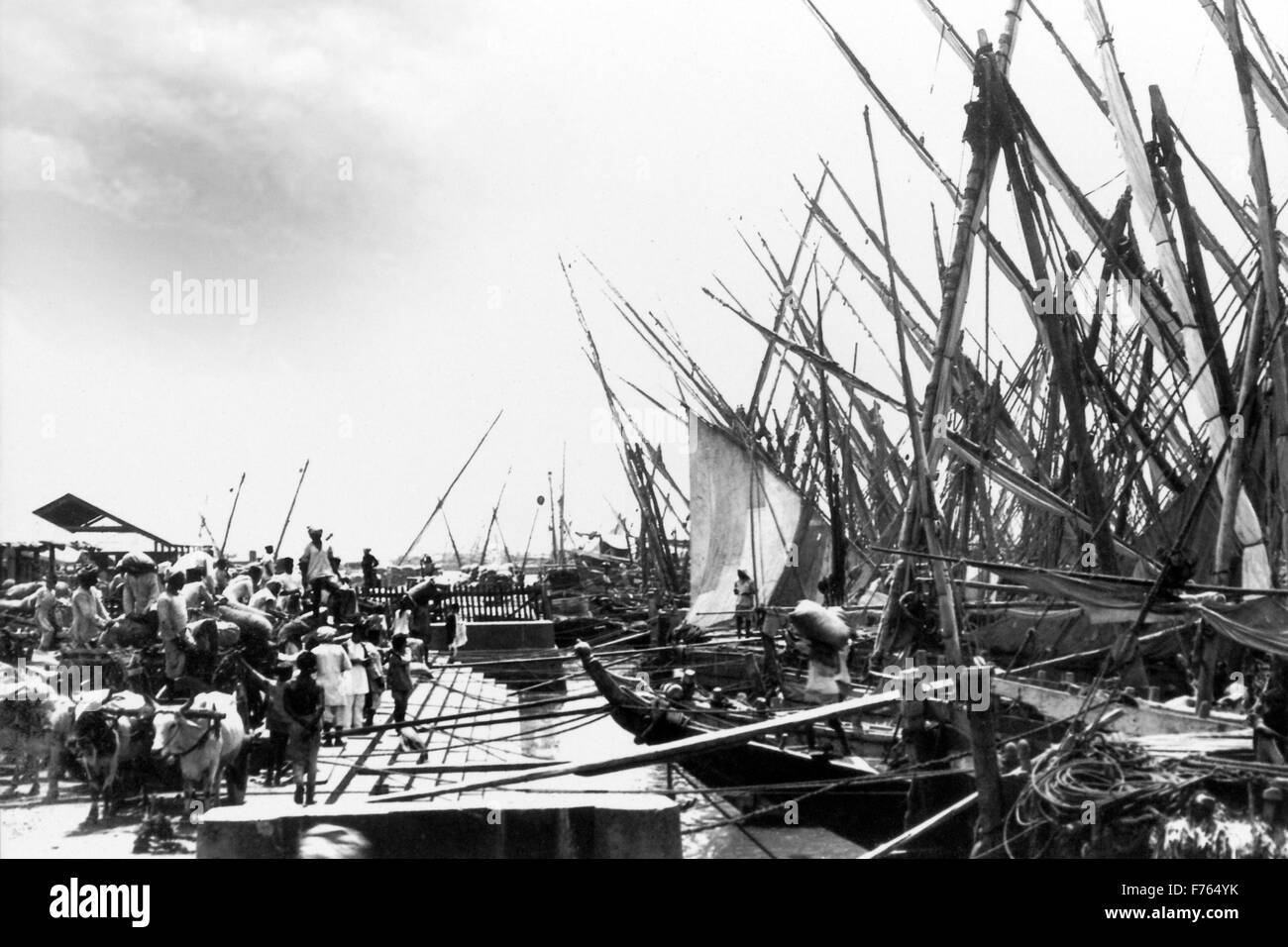 Port, Mumbai, Maharashtra, Indien, Asien Stockfoto