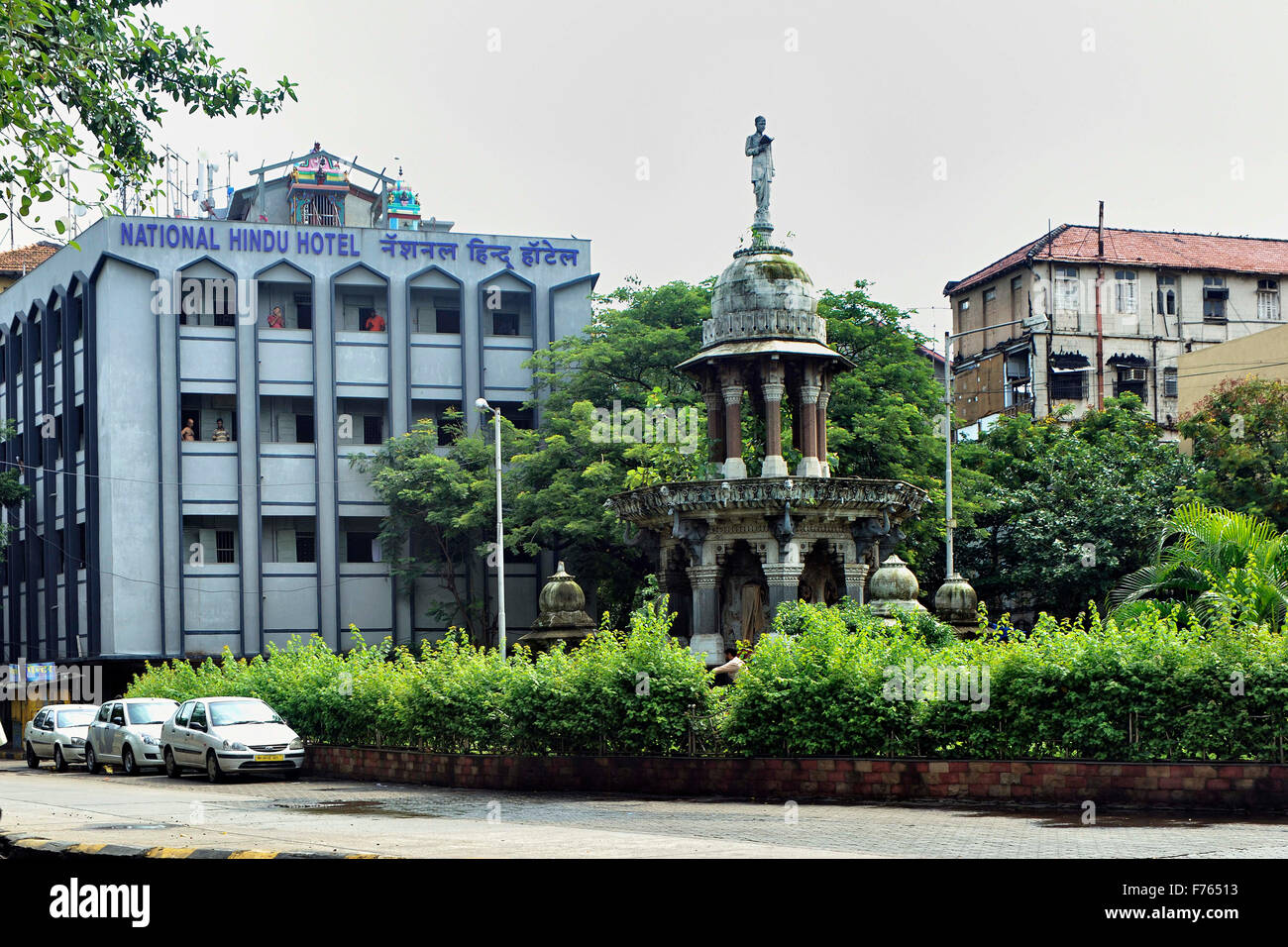 Neuer Brunnen Frere Straße Fort Markt, Mumbai, Maharashtra, Indien, Asien Stockfoto