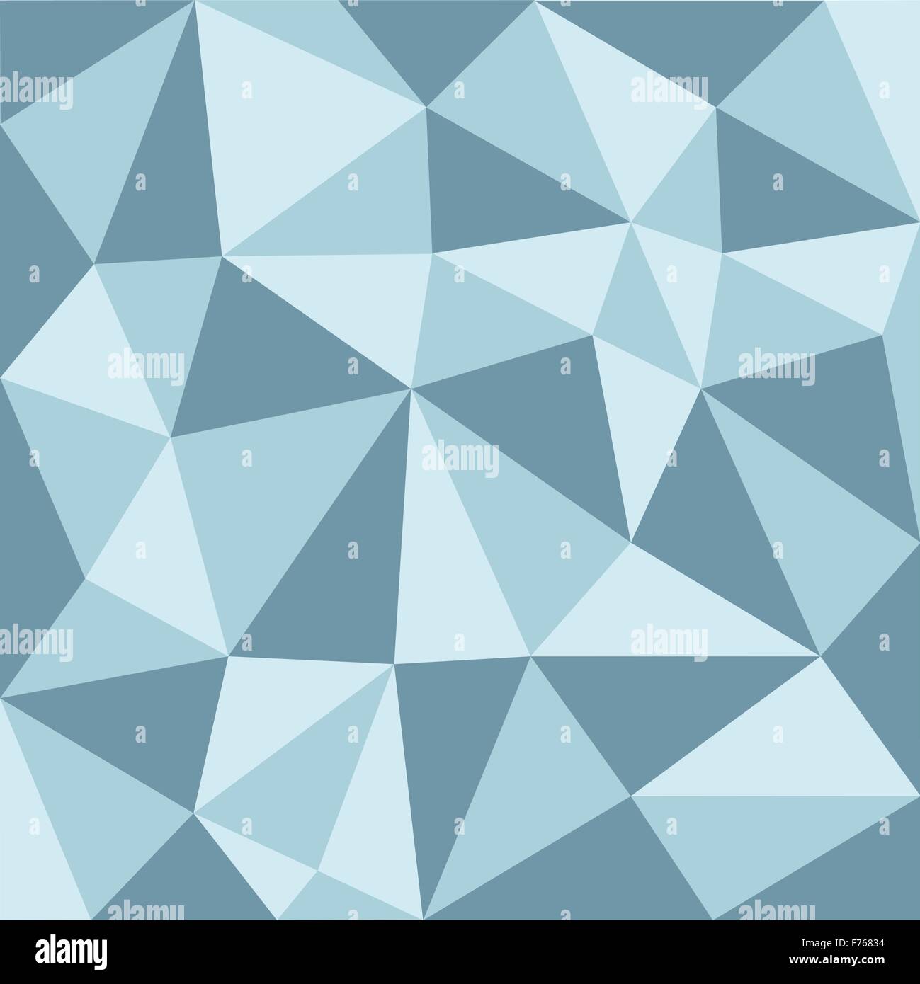 Blaue Ton niedrige Polygon Muster Hintergrund, Abbildung Stock Vektor
