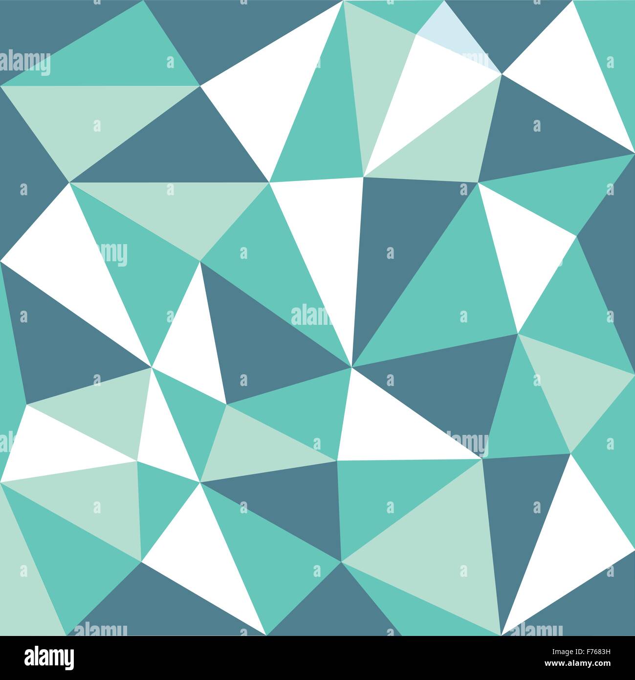 Grünton niedrige Polygon Muster Hintergrund, Abbildung Stock Vektor