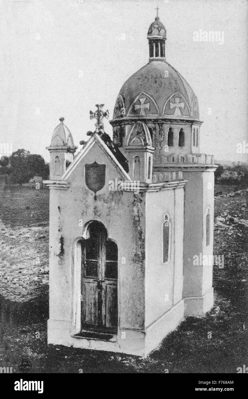 Vintage Foto der Kirche, Indien, Asien Stockfoto