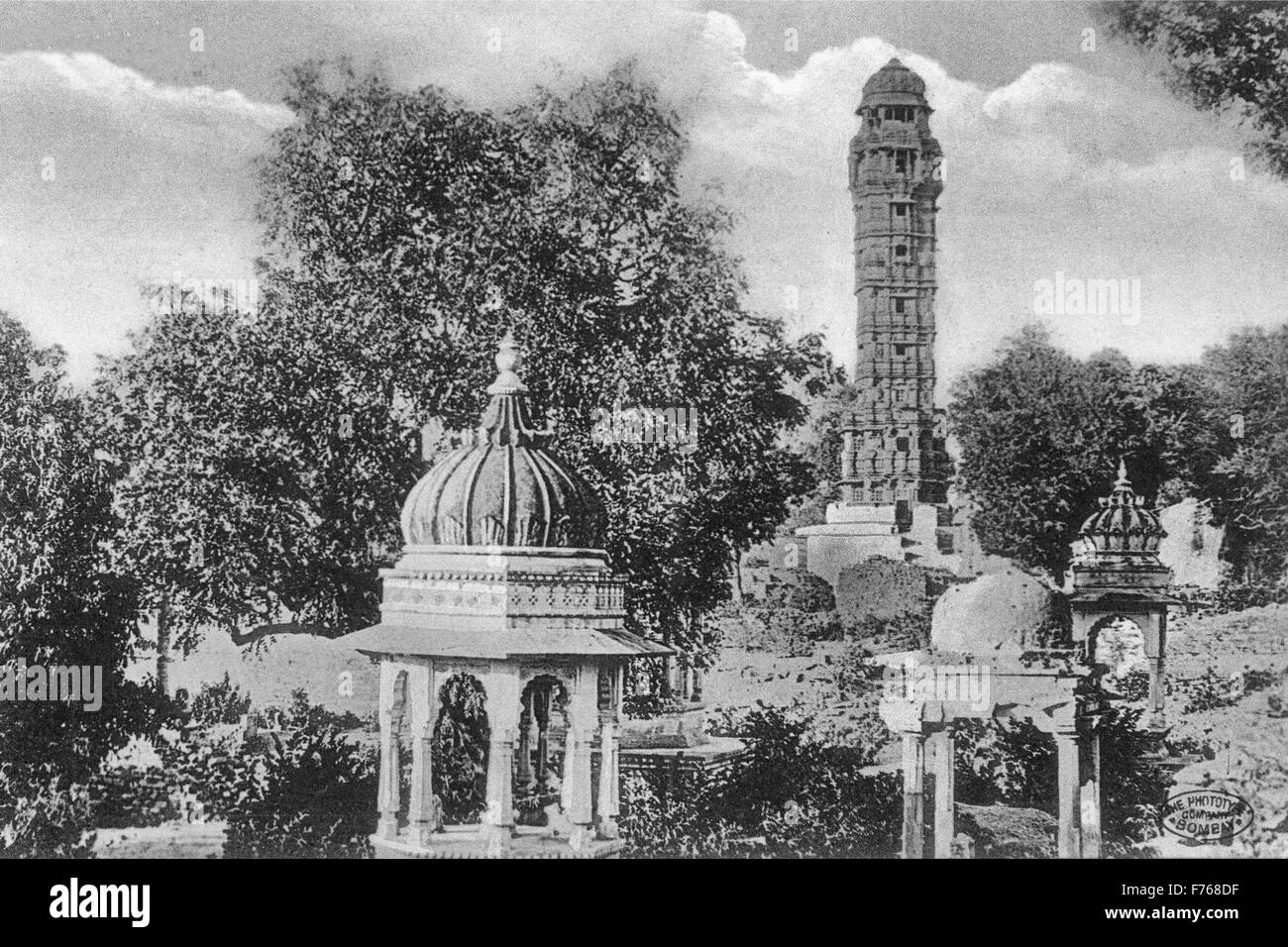 Vijay Stambh, Chittorgarh, Rajasthan, Indien, Asien Stockfoto