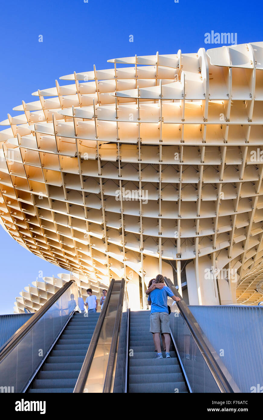 Metropol Parasol in Plaza De La Encarnación, Sevilla, Andalusien, Spanien Stockfoto