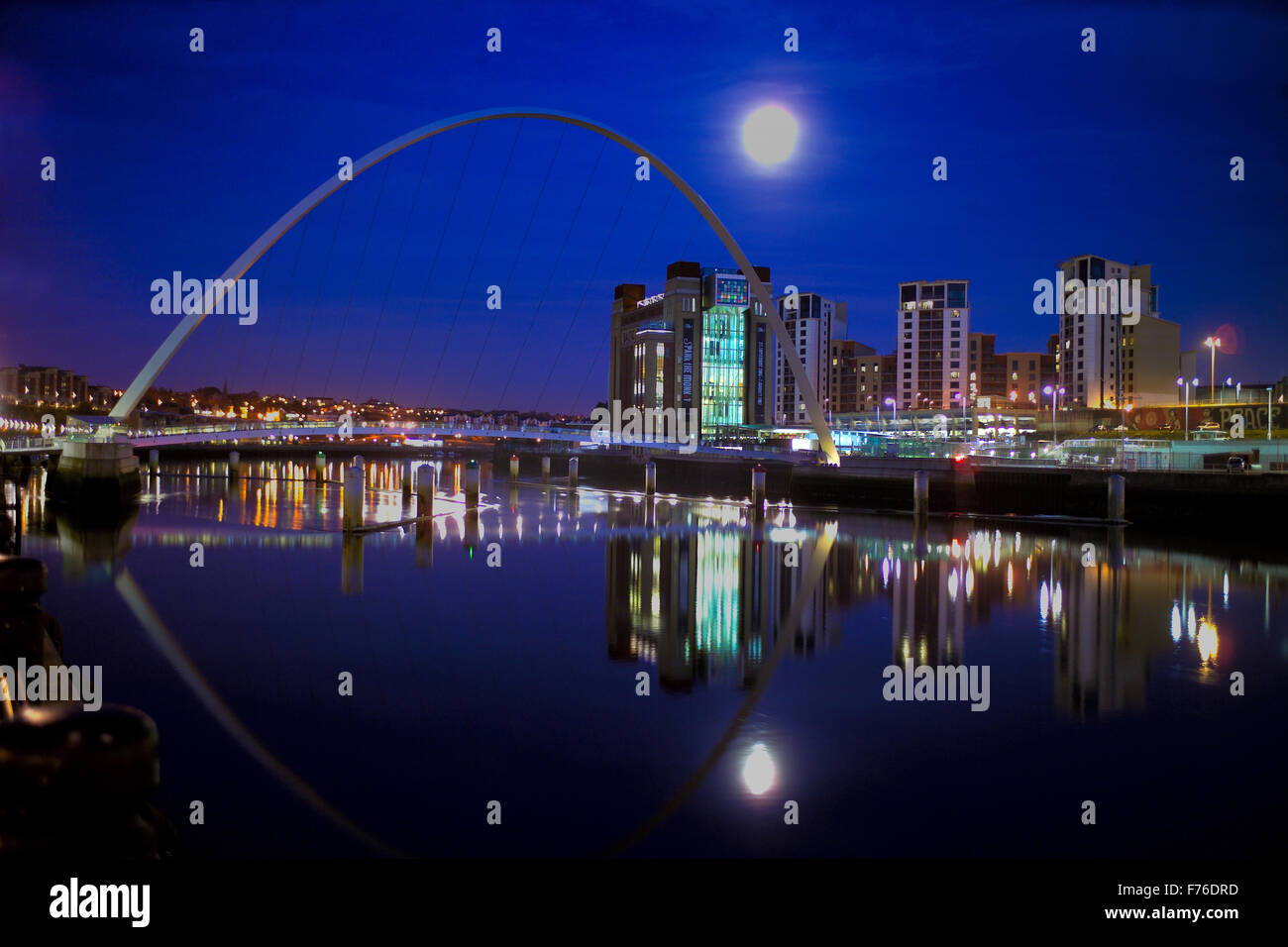 Kai, Newcatle Gateshead, Vereinigtes Königreich Stockfoto