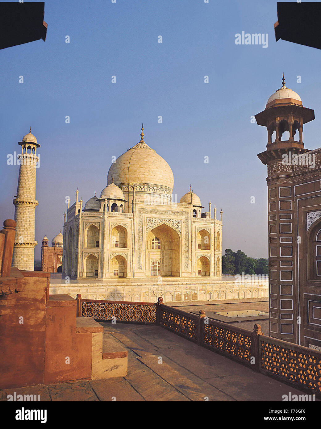 Taj Mahal, Agra, Delhi, Indien, Asien Stockfoto