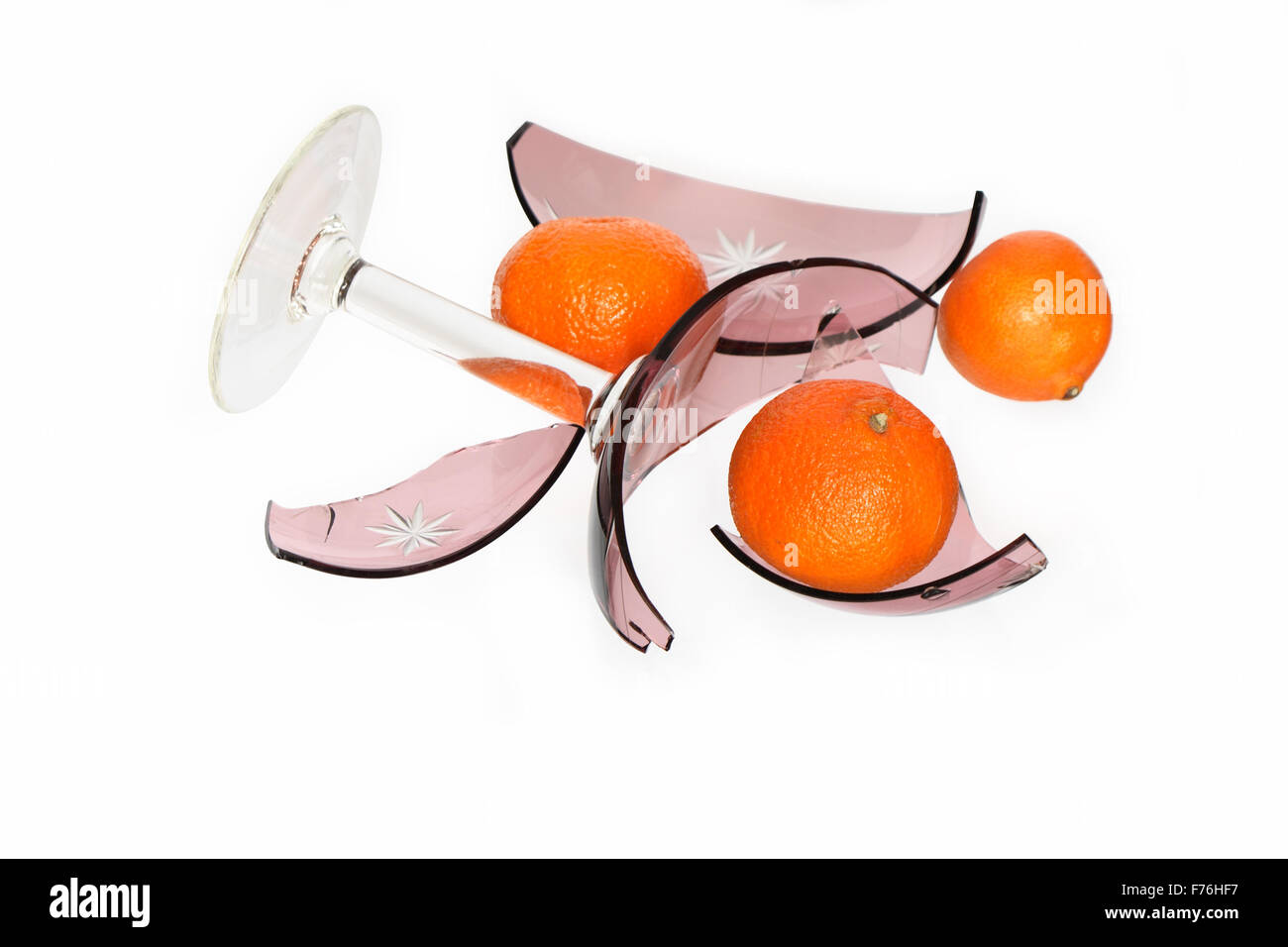 Zerbrochene Vase Stockfoto