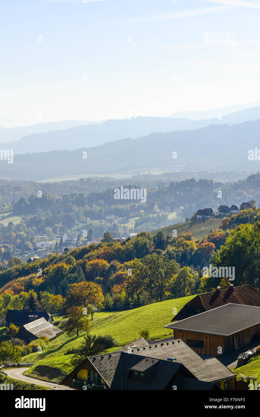 Schilcher Weinstraße, Steiermark, Österreich, Stainz Stockfoto