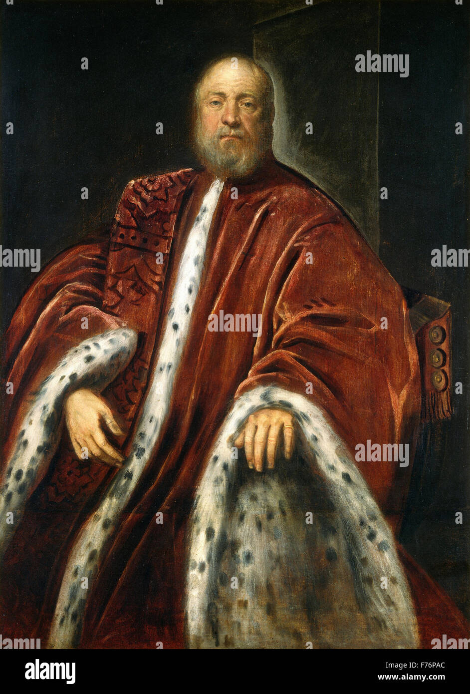 Jacopo Tintoretto - ein Prokurator von San Marco Stockfoto