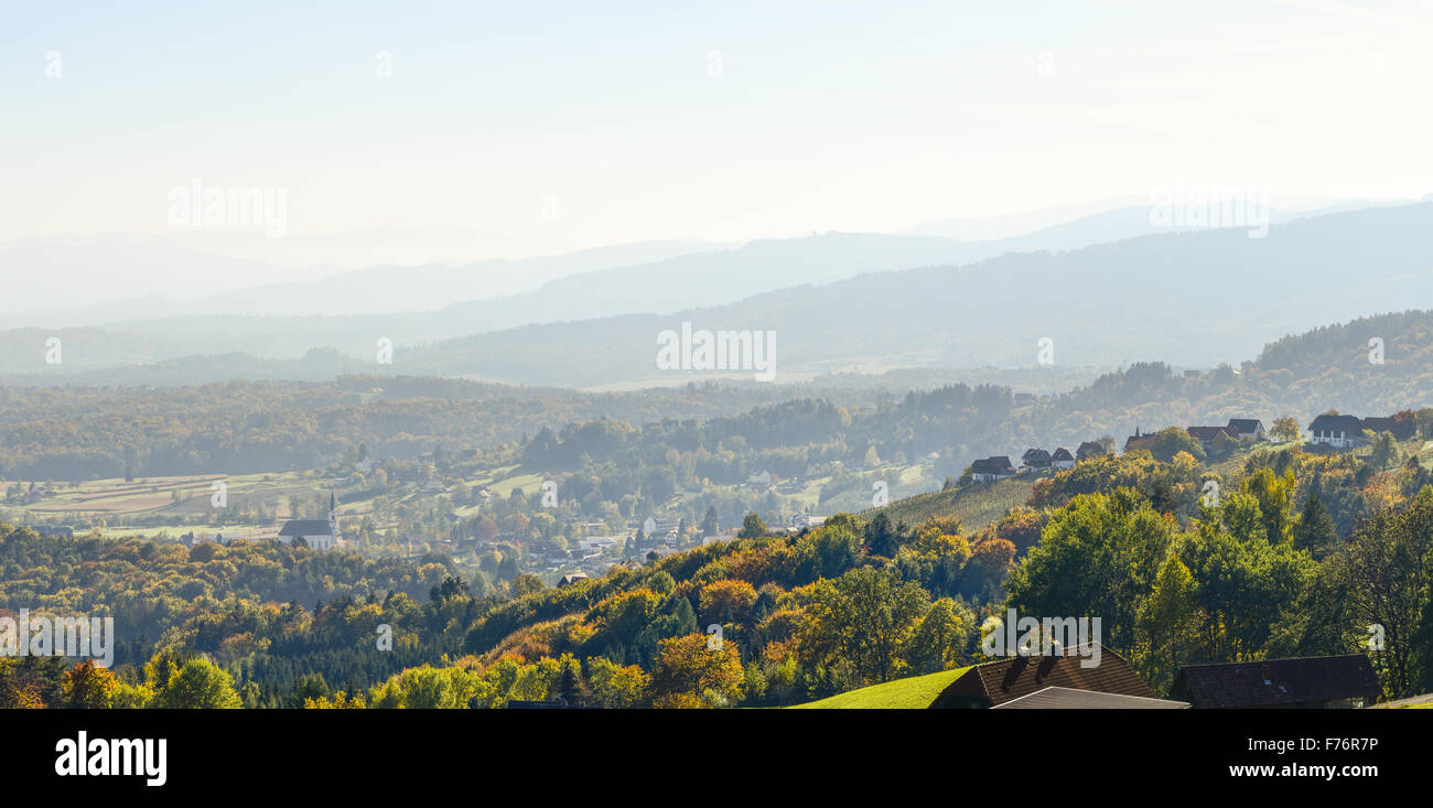 Schilcher Weinstraße, Steiermark, Österreich, Stainz Stockfoto