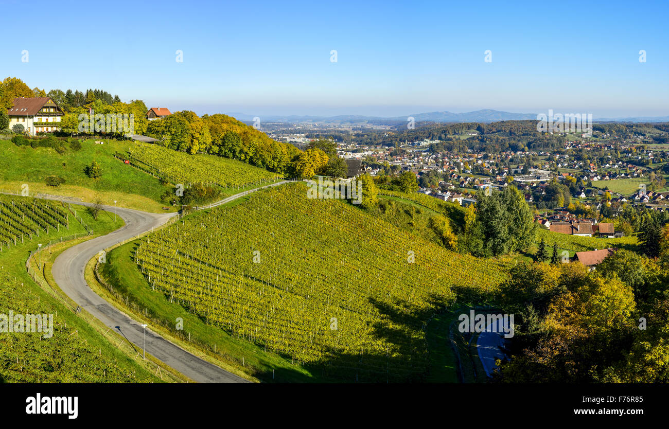 Weingut Peter Stöckl, Schilcher Weinstraße, Steiermark, Deutschlandsberg Stockfoto