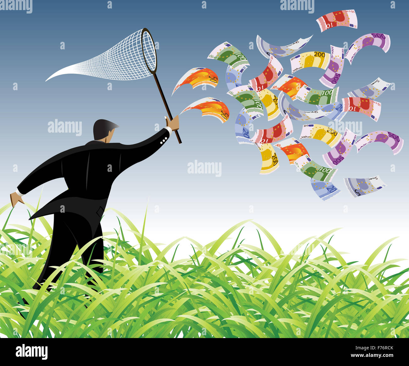 Fangen Sie den Augenblick Stockfoto