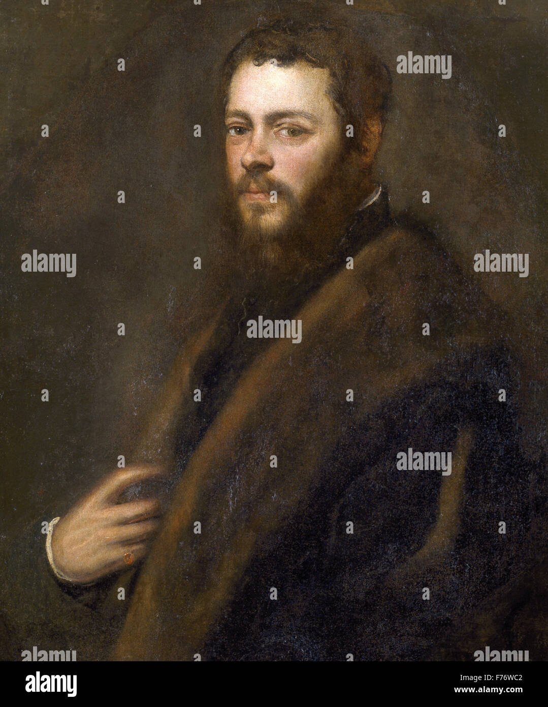 Jacopo Tintoretto - venezianischen Patrizier Stockfoto