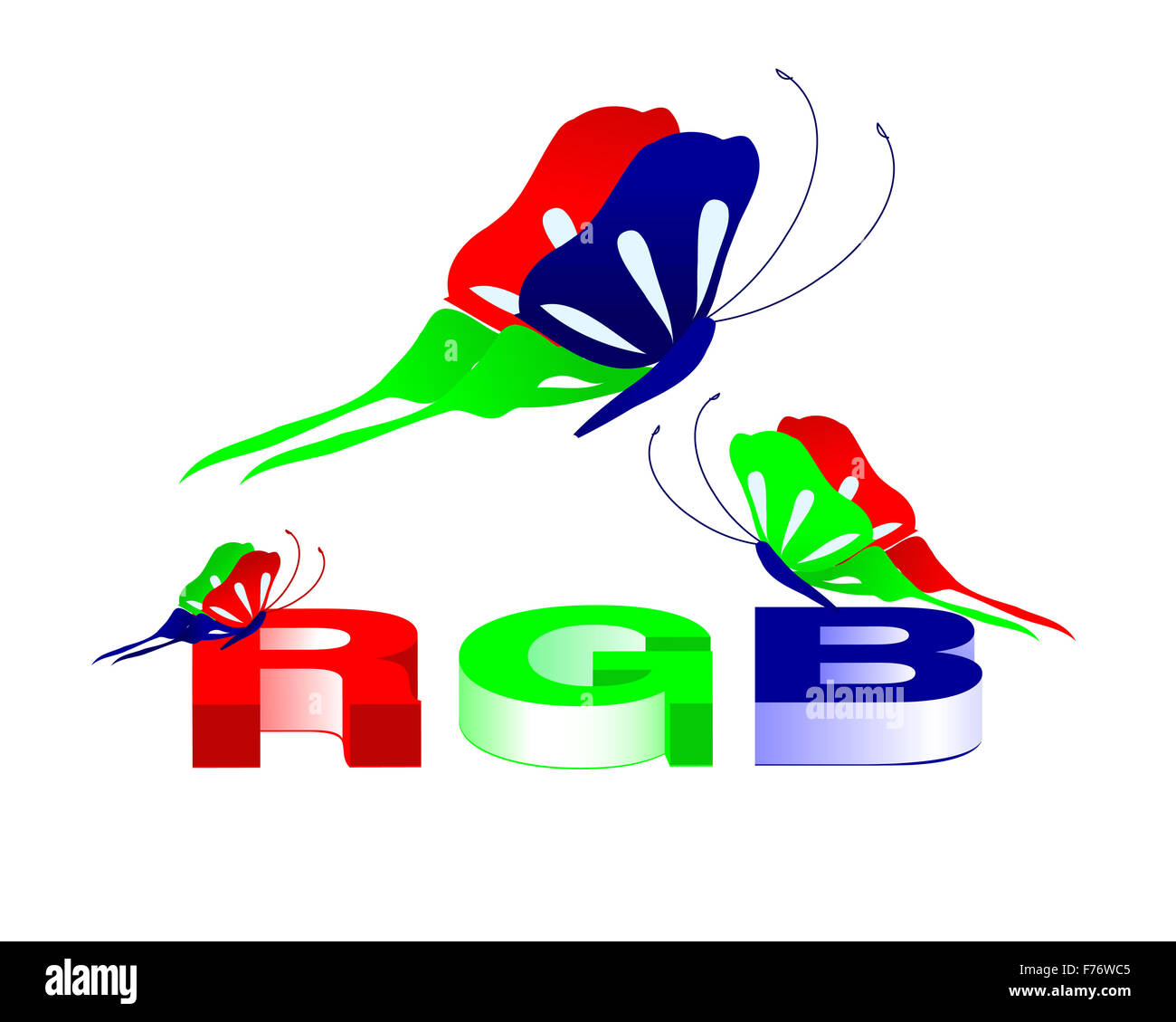 Das wahre Leben Farbe Stockfoto