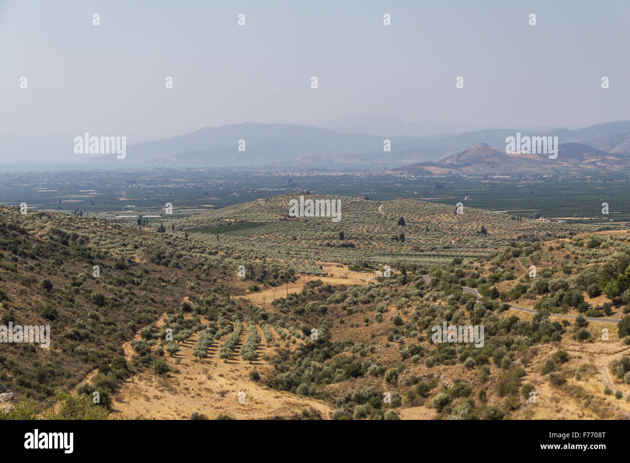 Landschaft in Griechenland Stockfoto