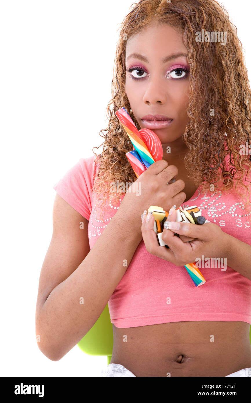 Candy girl Stockfoto
