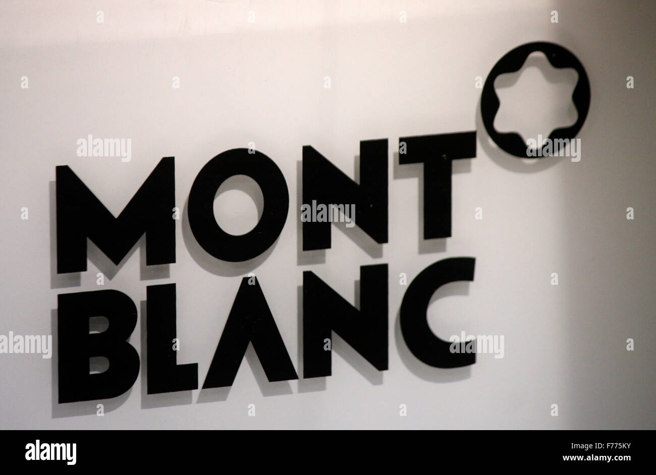 Markennamen: "Montblanc", Chamonix, Frankrfeich. Stockfoto