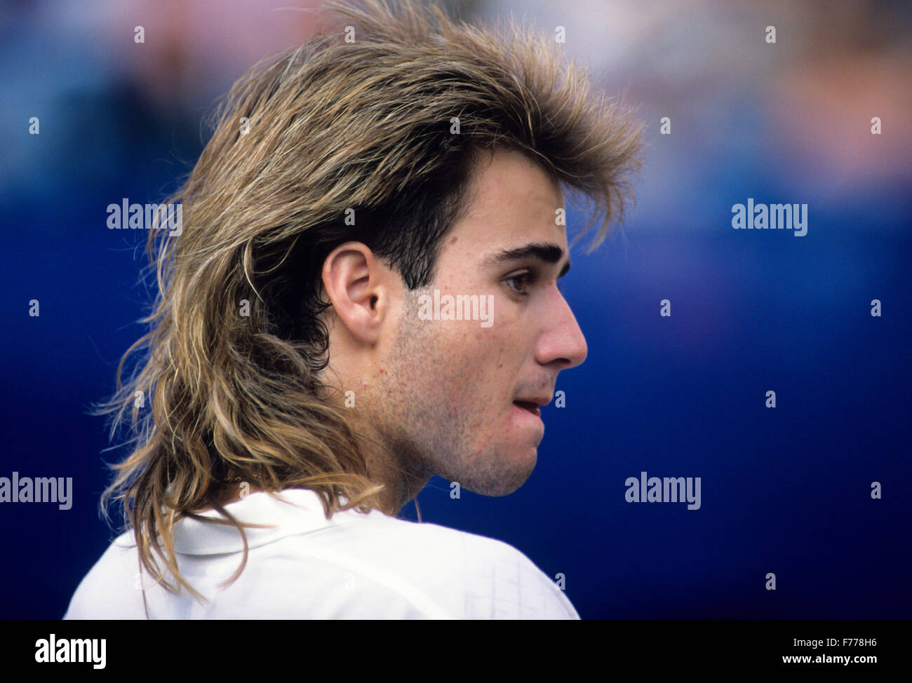 Andre Agassi, 1988 Stockfotografie Alamy