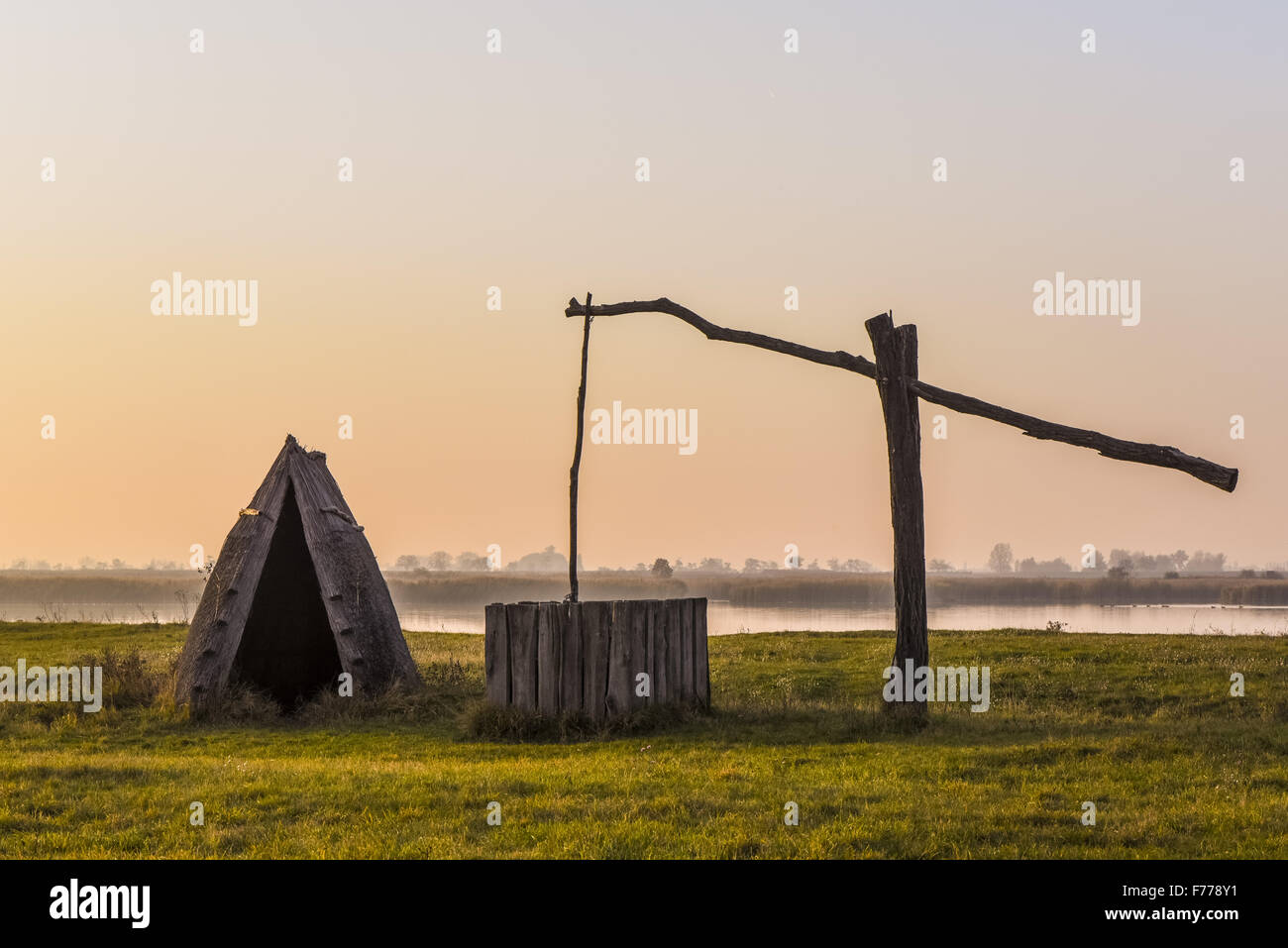 Seewinkel, Burgenland, Österreich Stockfoto