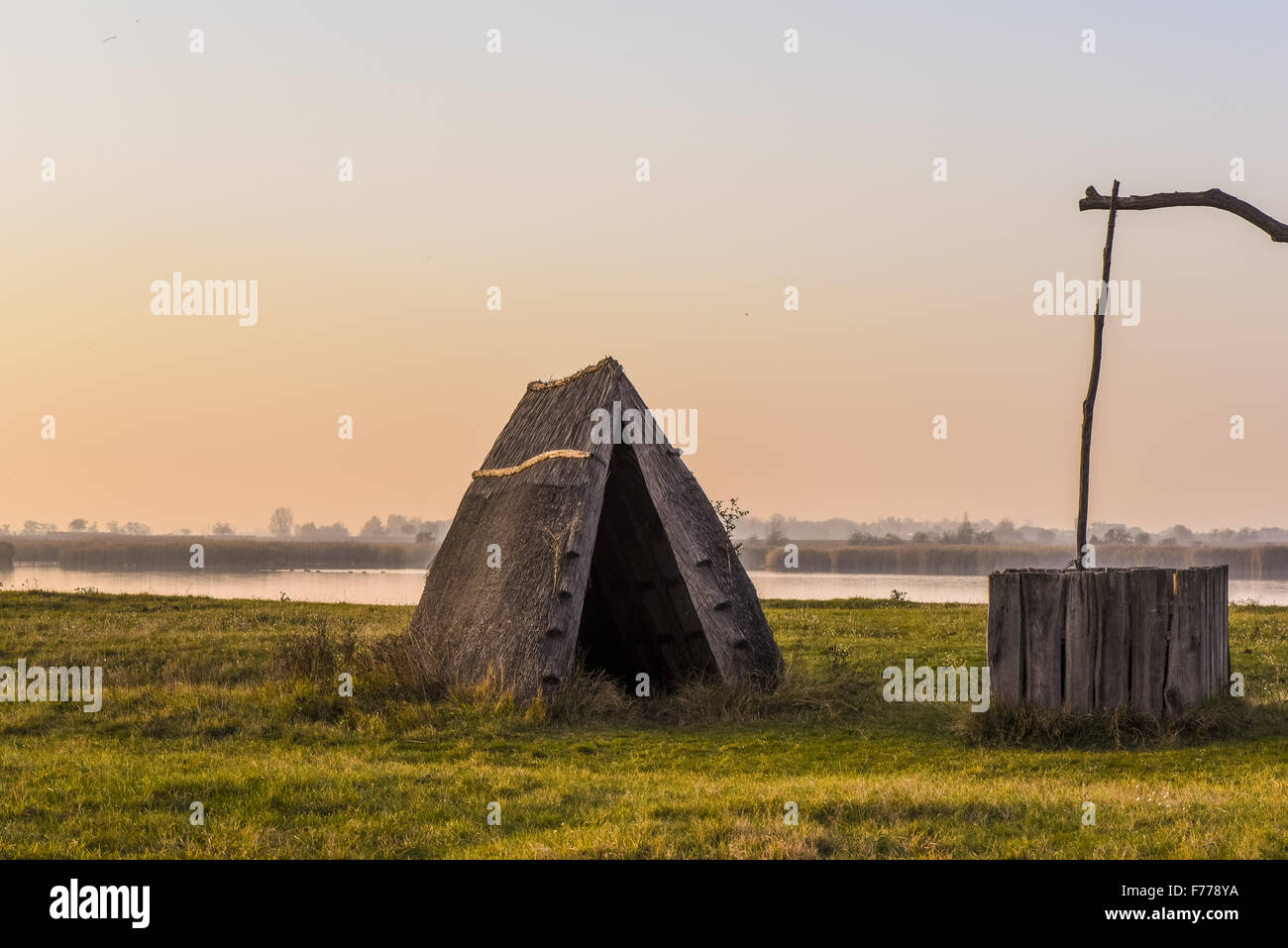 Seewinkel, Burgenland, Österreich Stockfoto