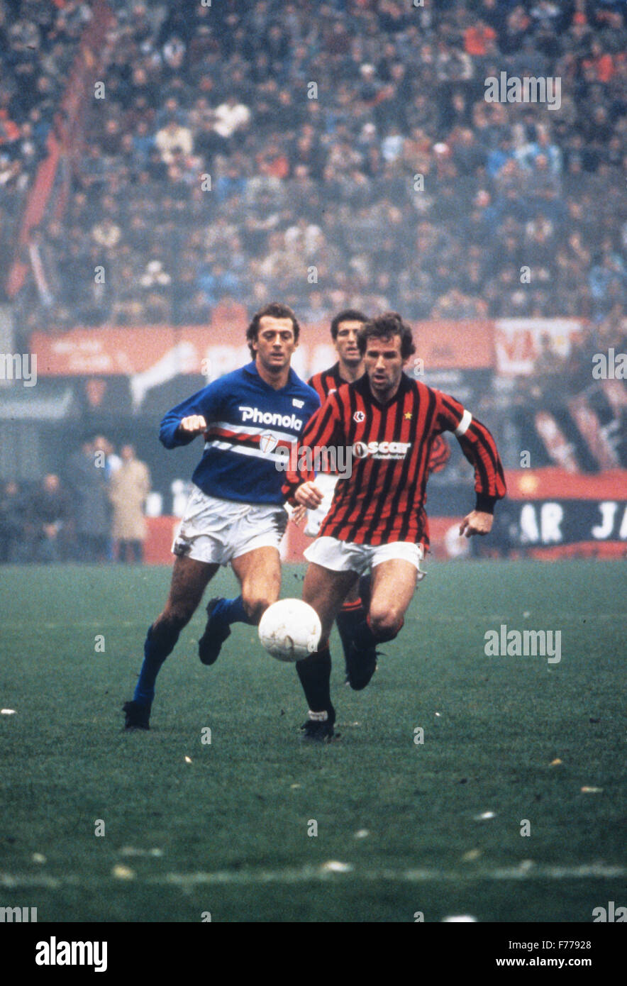 Franco Baresi, 1985 Stockfoto