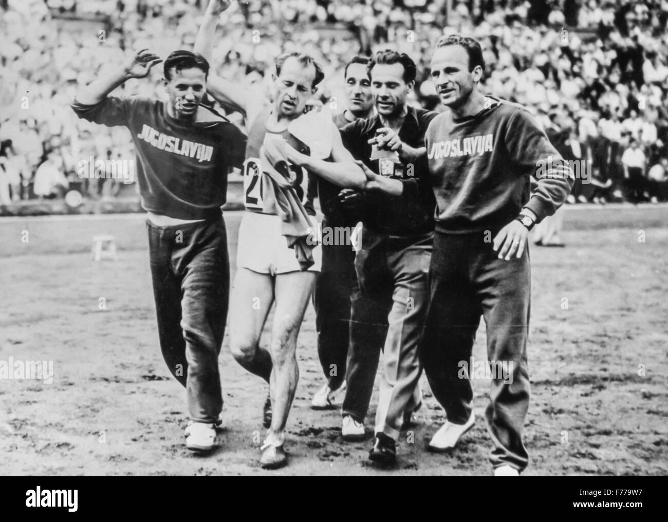 Emil Zatopek, 1932 Stockfoto