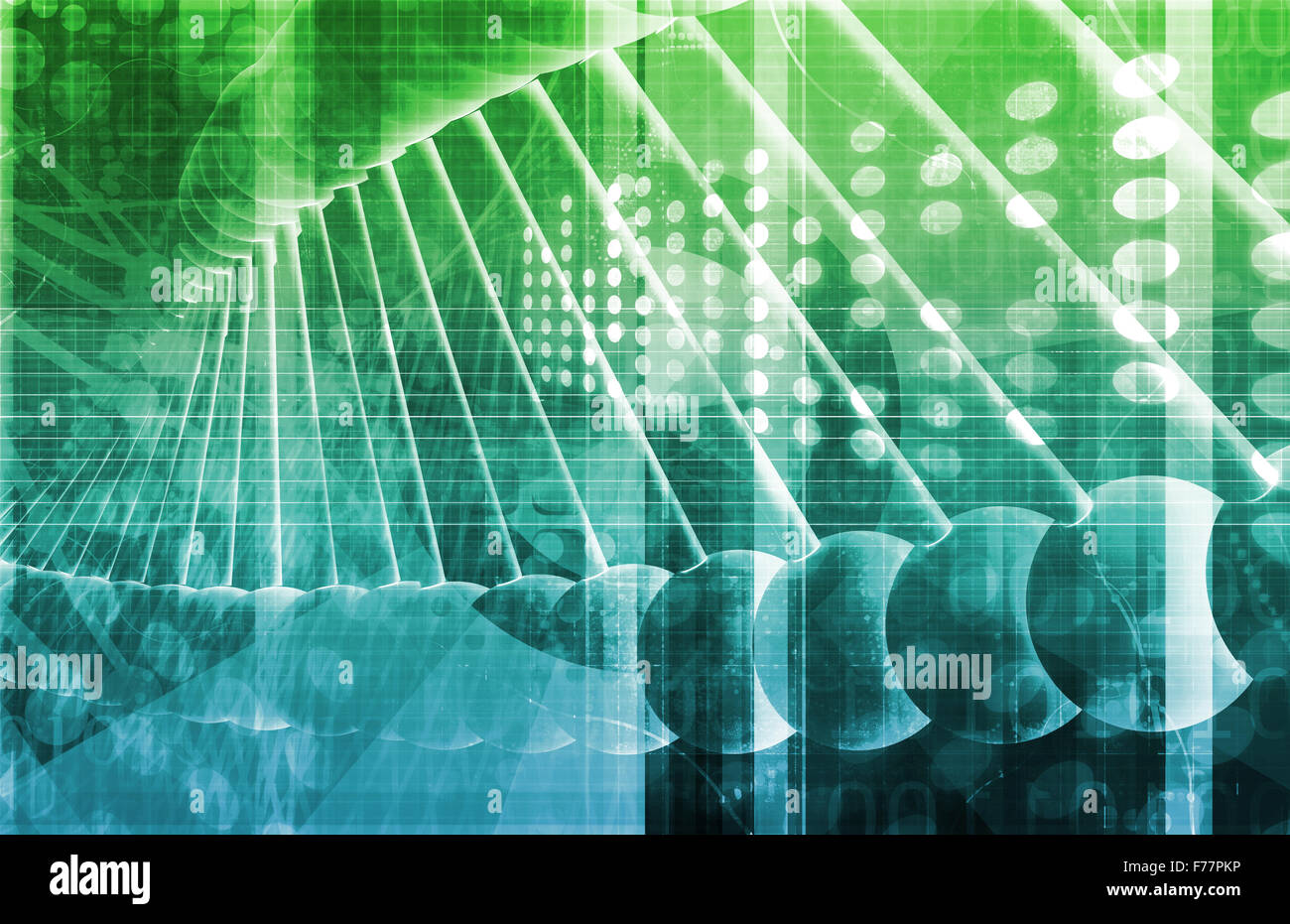 Remote Operation oder virtuelle Medizin-System als Kunst Stockfoto