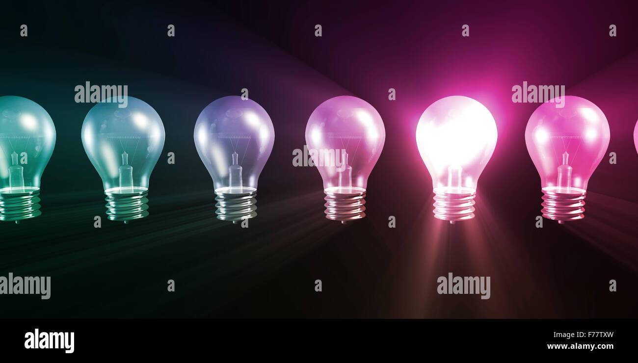 Kreative Hintergrund für eine Business-Konzept-Inspiration Stockfoto