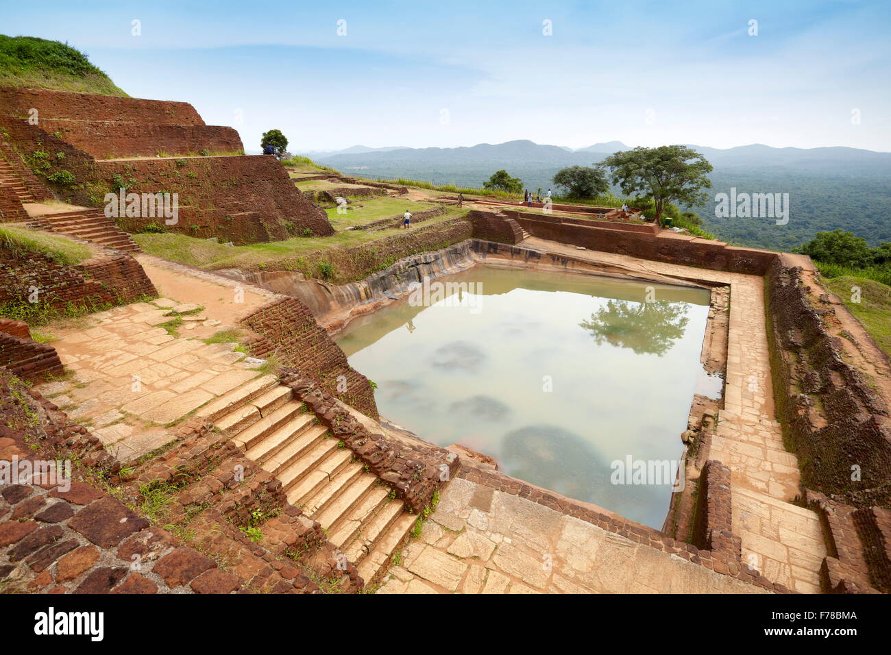 Sri Lanka - Sigiriya, alte Festung, UNESCO Stockfoto