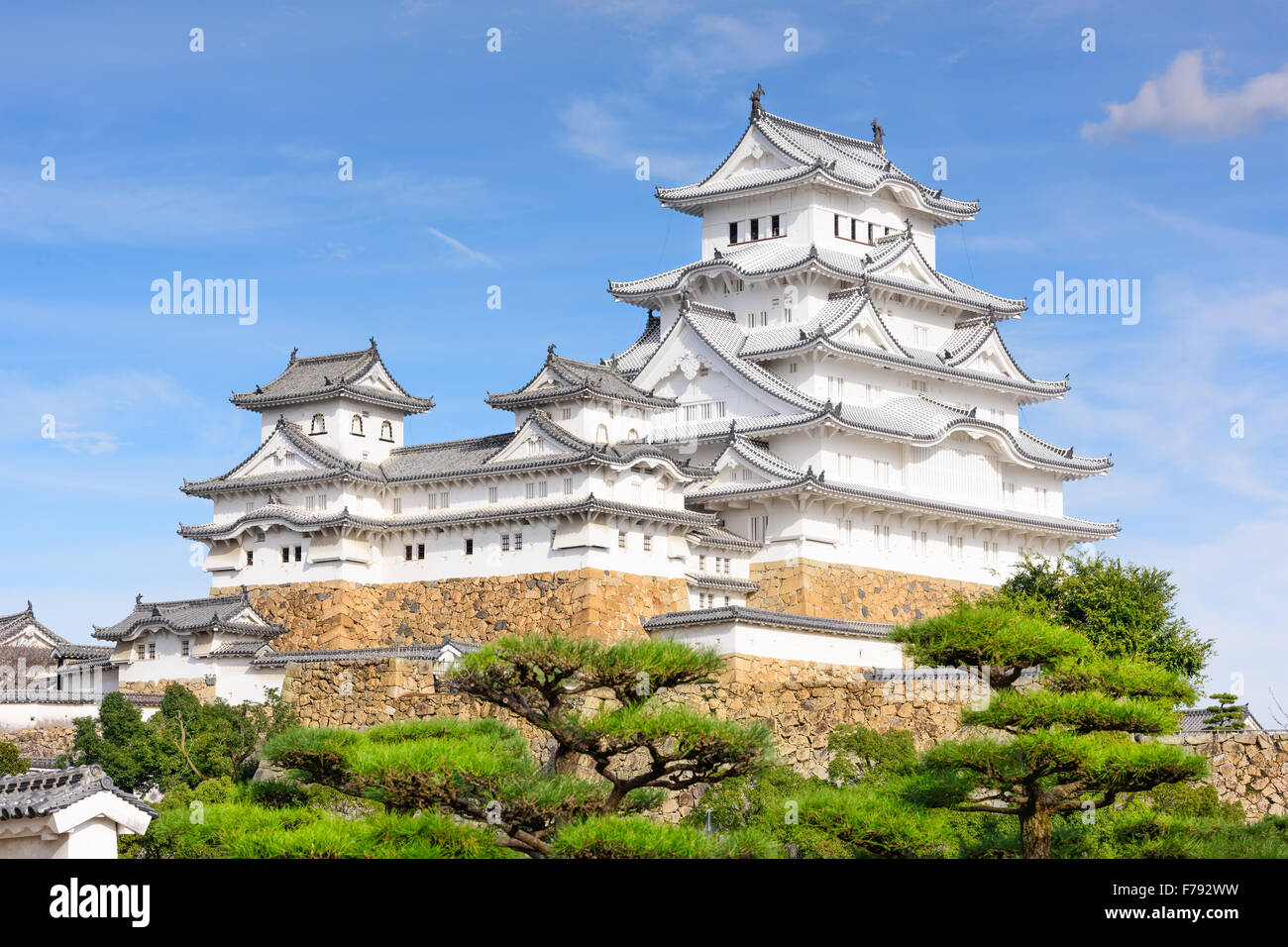 Burg Himeji, Japan. Stockfoto