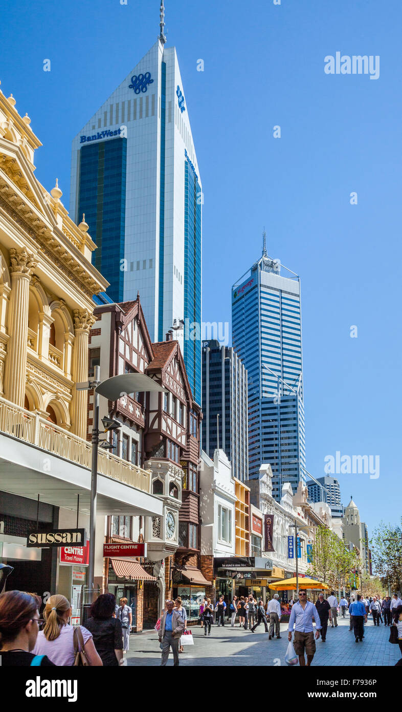 Australien, Western Australia, Perth, Hay Street Mall Stockfoto