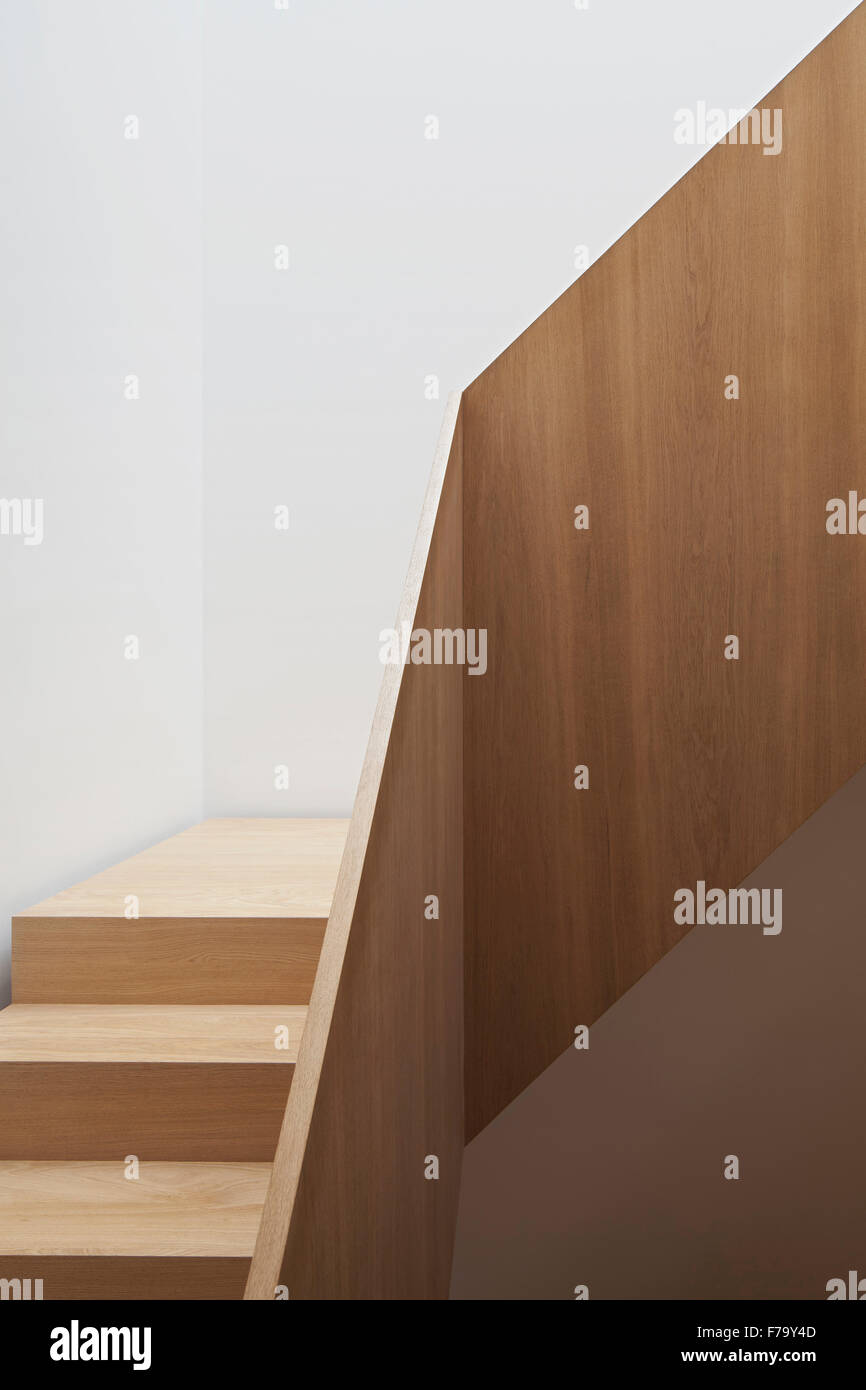Treppen und Geländer in modernen Familien nach Hause 2013 design Associates gefunden Stockfoto