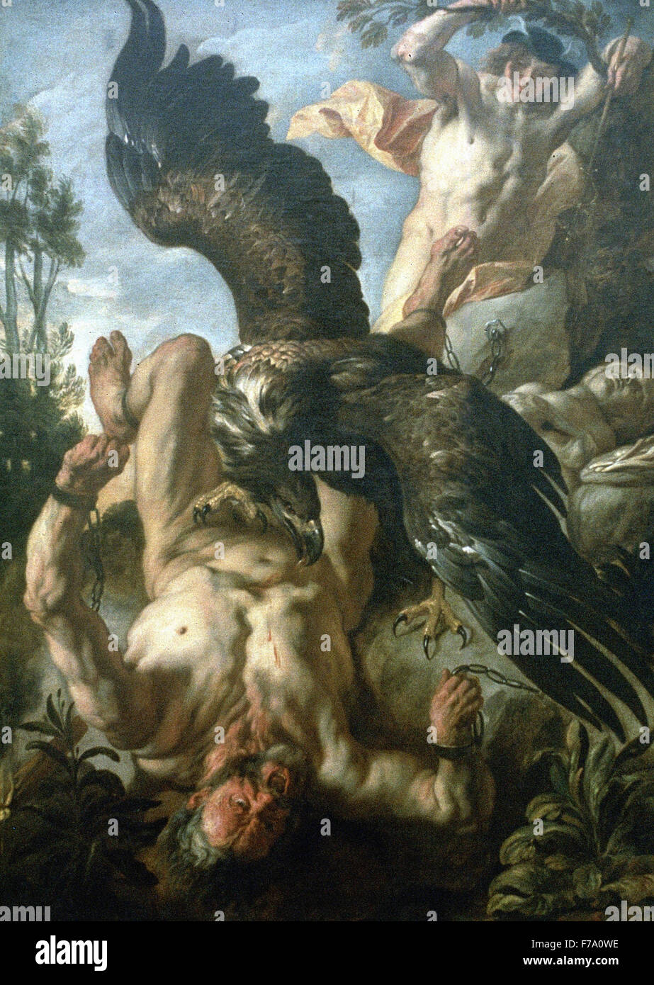 Jacob Jordaens - Prometheus Bound - 1640 Stockfoto