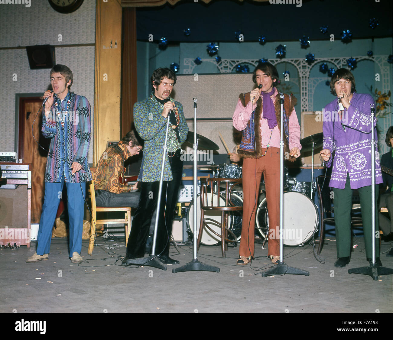 DIE FLOWERPOT MEN englischen pop-Gruppe im Jahr 1967. Von links: Peter Nelson, Tony Burrows, Neil Landon, Robin Shaw Stockfoto
