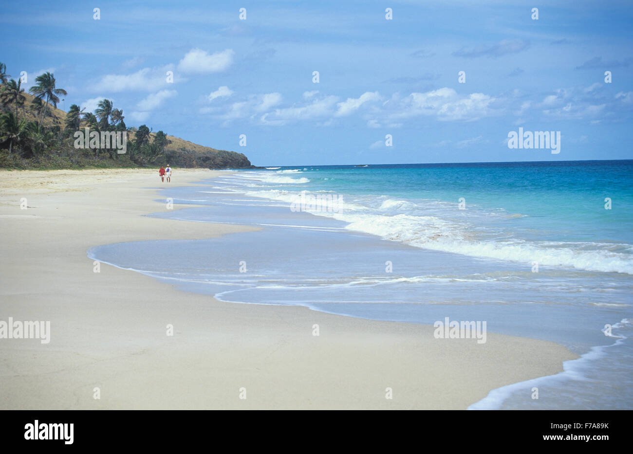 Zoni Strand, Culebra Insel Puerto Rico. Stockfoto