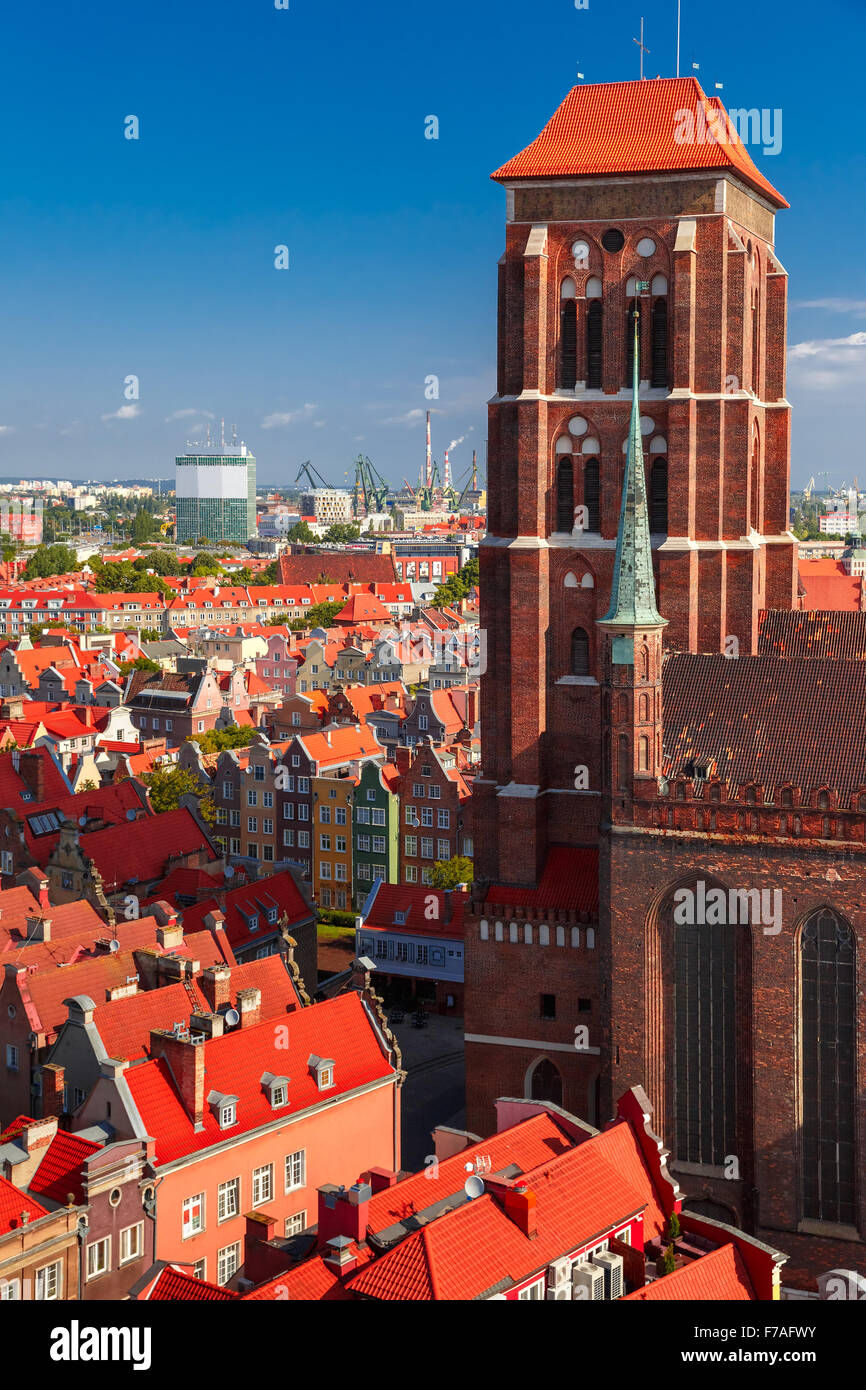 St. Maria Kirche in Danzig, Polen Stockfoto
