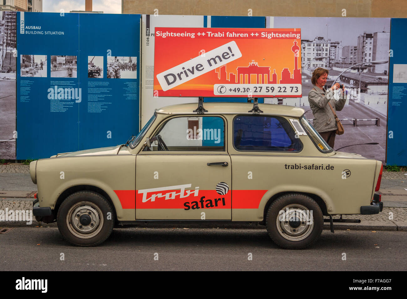 Berlin Trabant Stockfoto