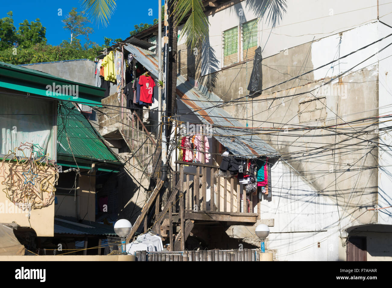 Shanty-Haus auf den Philippinen Stockfoto