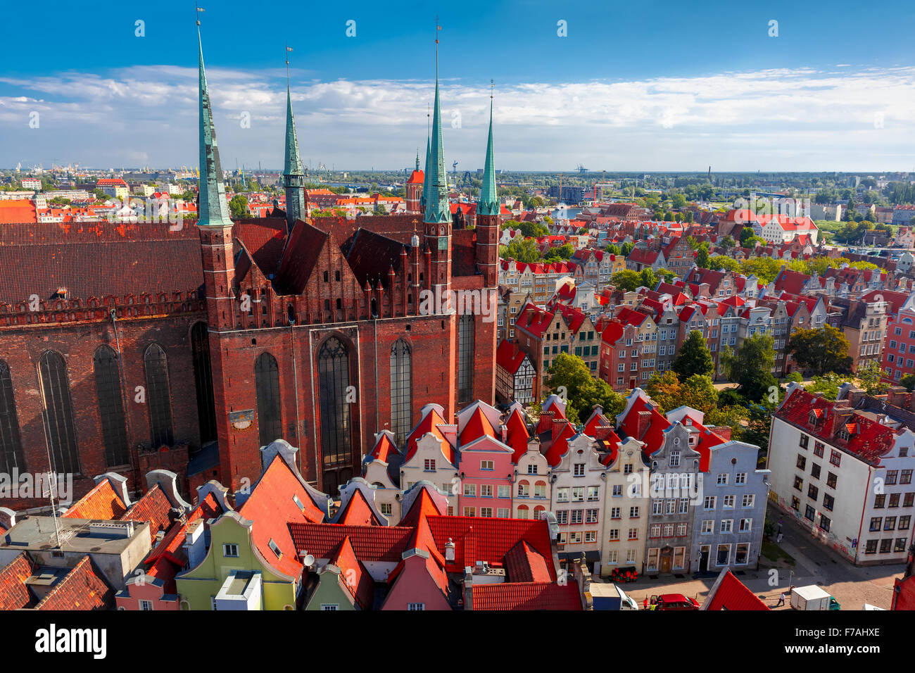 St. Maria Kirche in Danzig, Polen Stockfoto