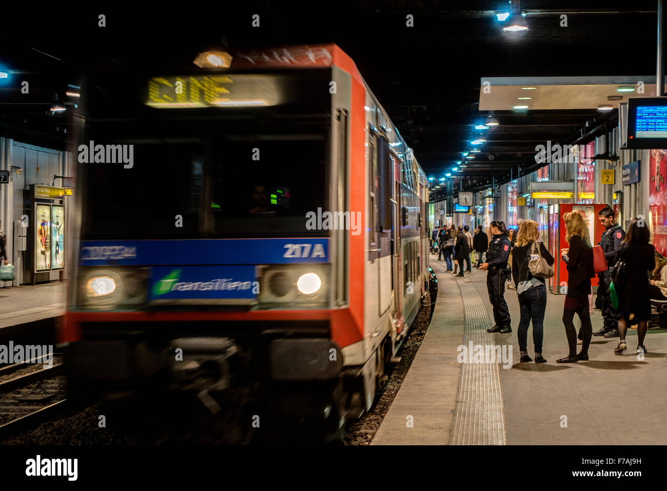 Paris Frankreich U-Bahn Stockfoto