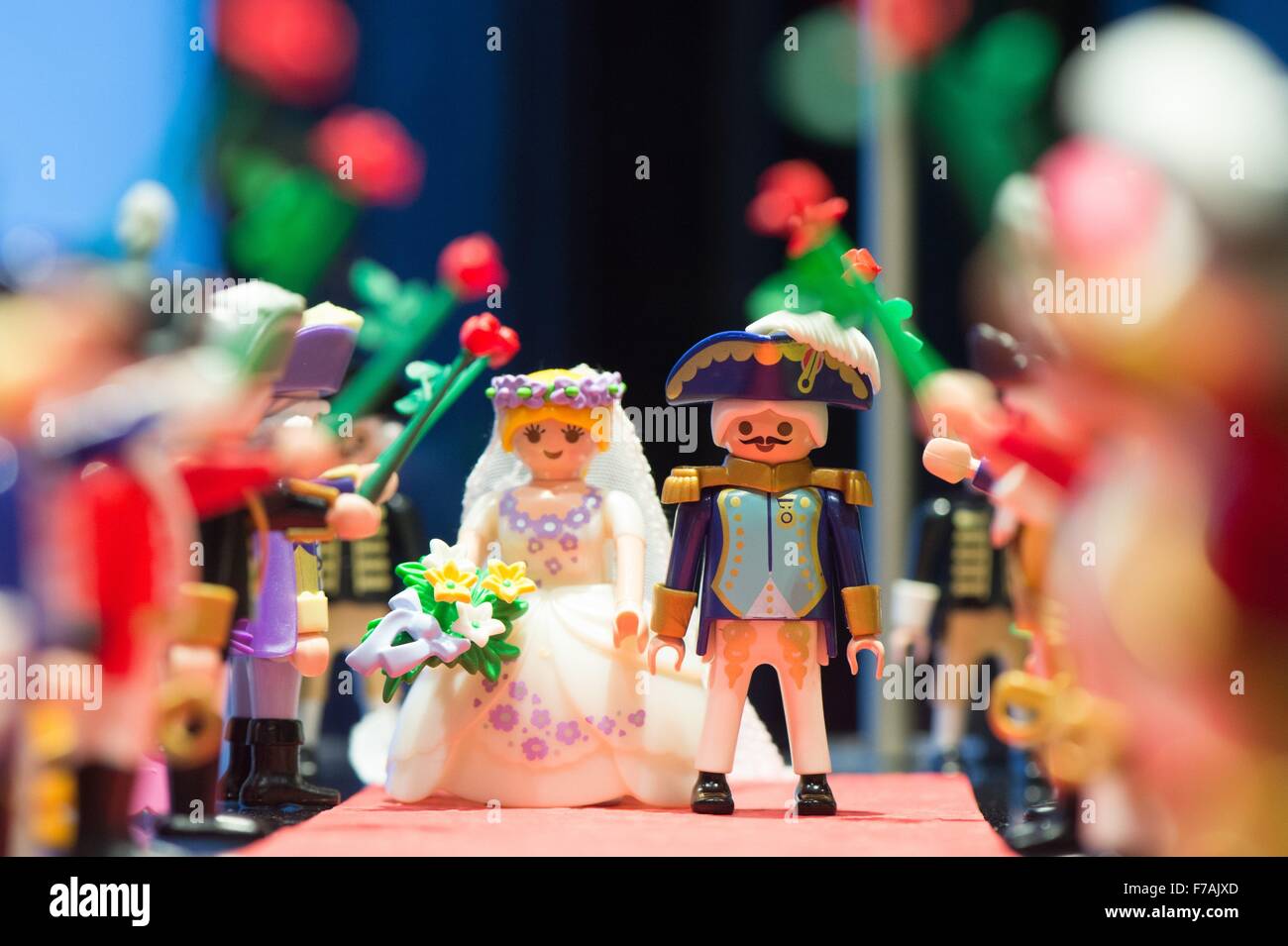 Playmobil Figures On Display In Stockfotos und -bilder Kaufen - Alamy