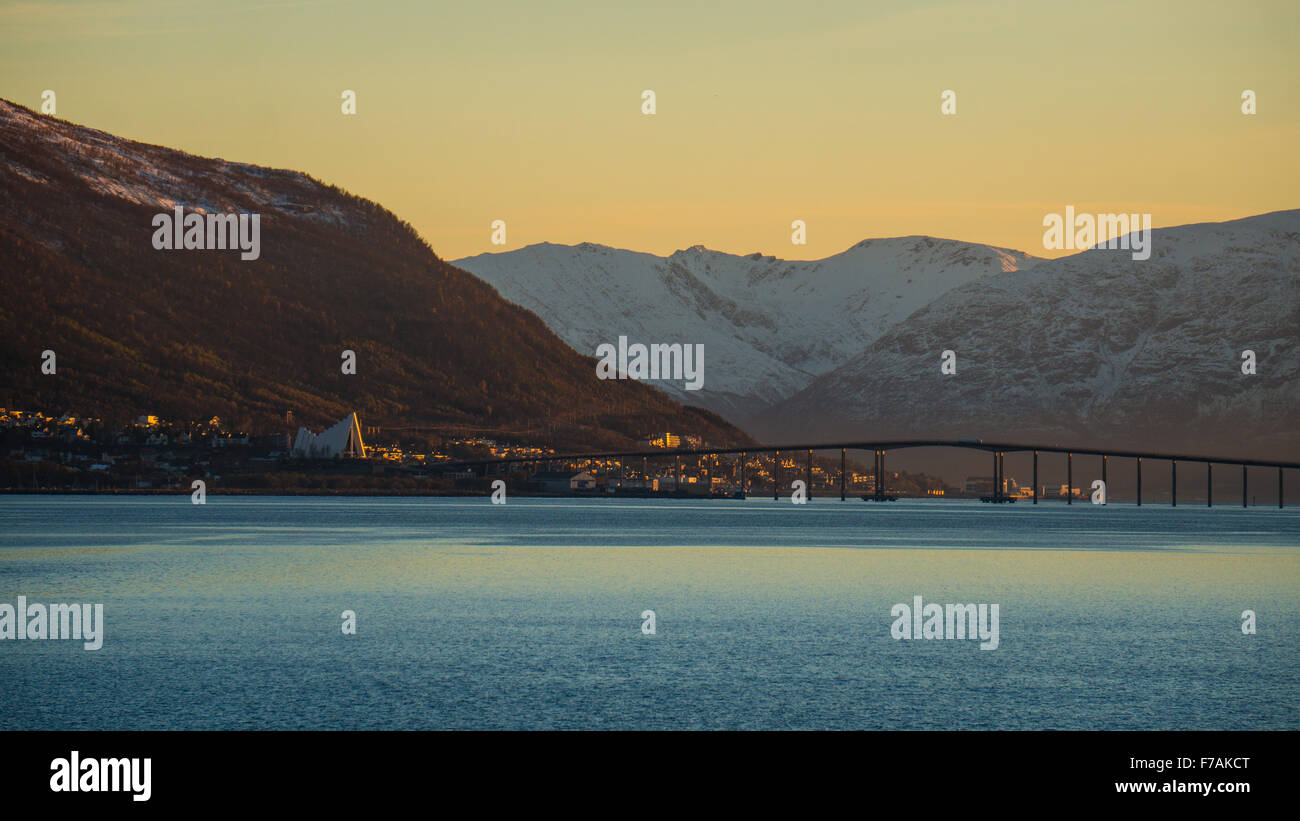 Schöne Tromso Stockfoto