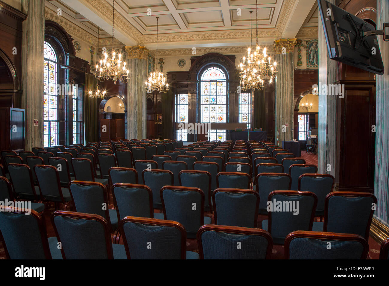 Der Aufenthaltsraum in der Law Society, Chancery Lane, London Stockfoto Der Aufenthaltsraum in der Law Society, Chancery Lane, London Stockfoto
